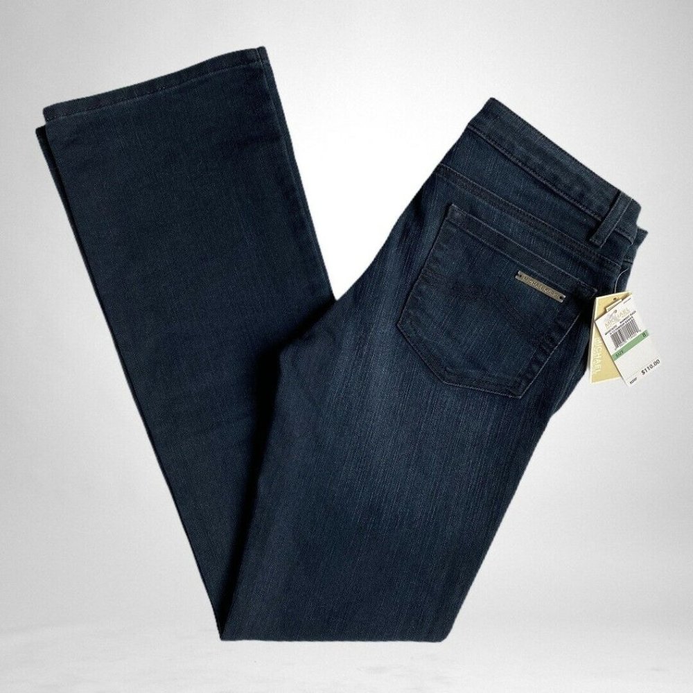 Michael Kors Midnight Wash Bootcut Jeans Fashion B